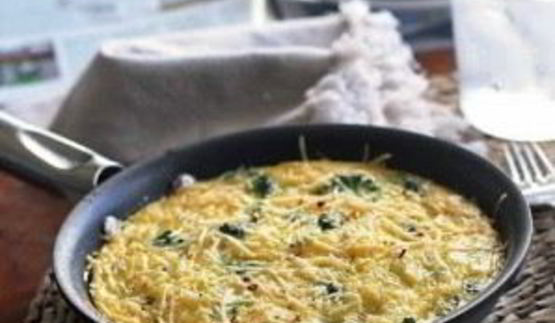 омлет с брокколи