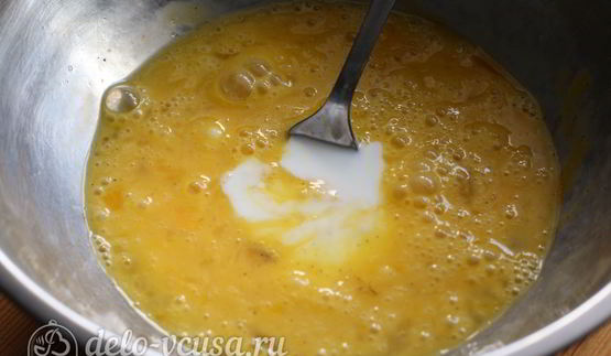 омлет с брынзой