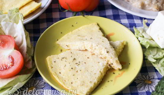 омлет с брынзой