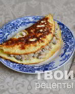 Омлет с грибами