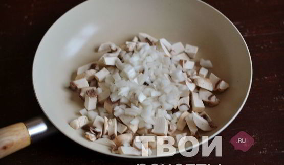 омлет с грибами