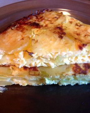 Омлет с кабачками в духовке