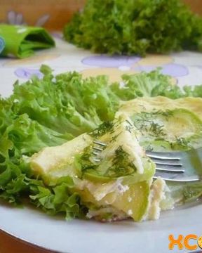 Омлет с кабачками