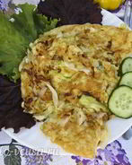 Омлет с капустой