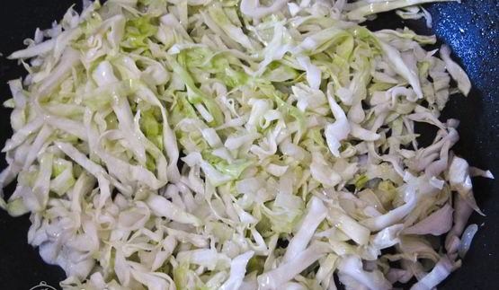 омлет с капустой