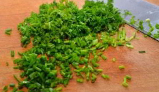 омлет с креветками