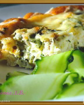 Омлет с мясом и картофелем