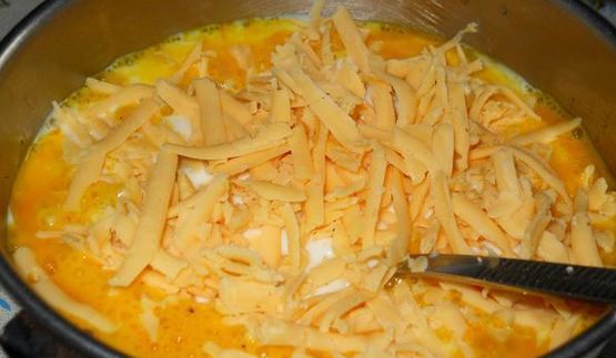 омлет с одуванчиками