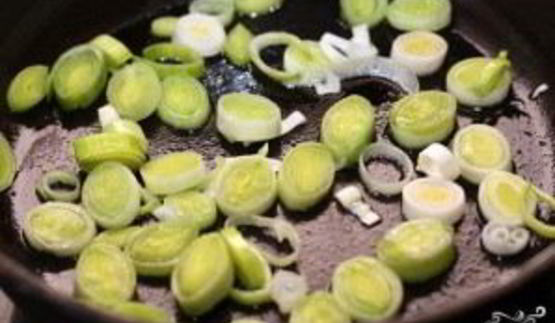 омлет с опятами