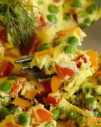 Омлет с овощами