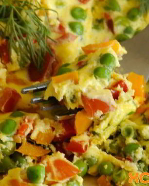 Омлет с овощами