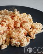 Омлет с помидорами