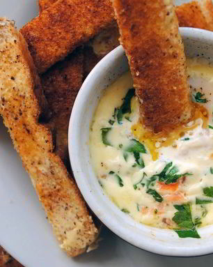 Омлет с семгой в духовке