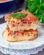 Омлет с сыром в духовке