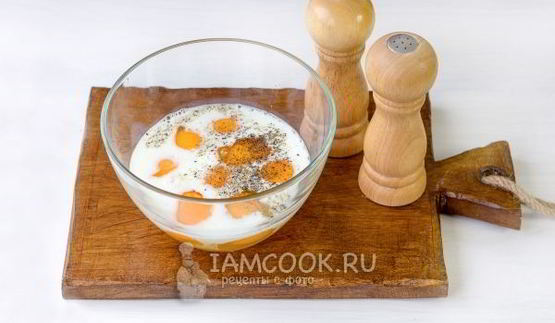 омлет с сыром в духовке