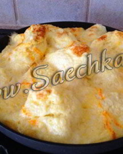 Рецепт омлета с сыром