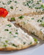 Омлет с творогом и зеленым луком