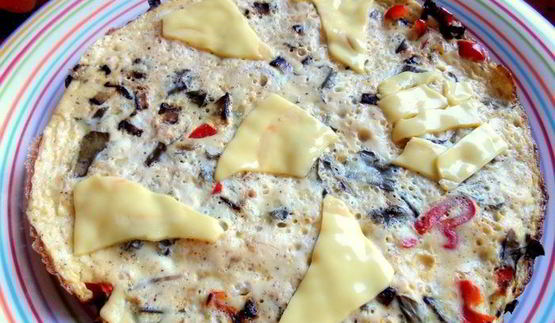 омлет со щавелем