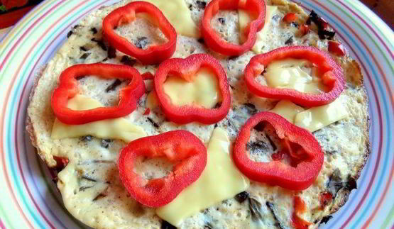 омлет со щавелем