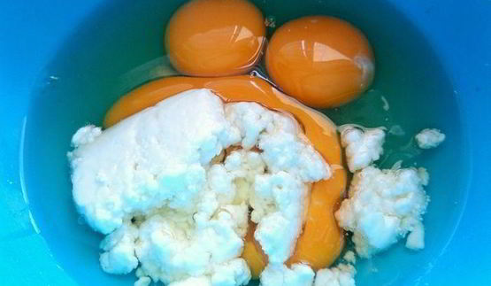 омлет со щавелем