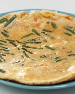 Омлет со стручковой фасолью