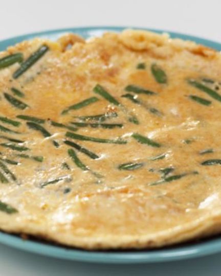 Рецепт омлета со стручковой фасолью