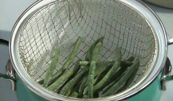 омлет со стручковой фасолью