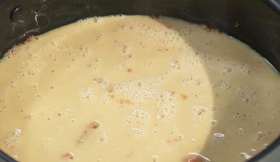 омлет со стручковой фасолью