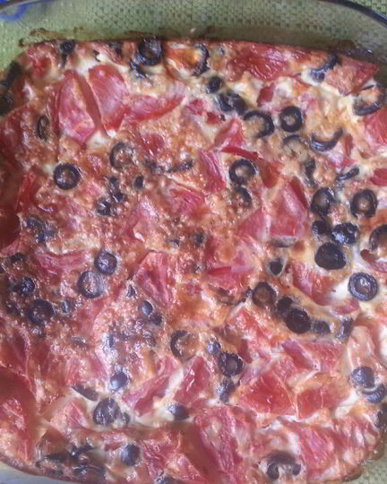 Рецепт омлета в духовке с мукой