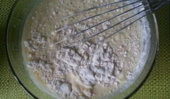 омлет в духовке с мукой