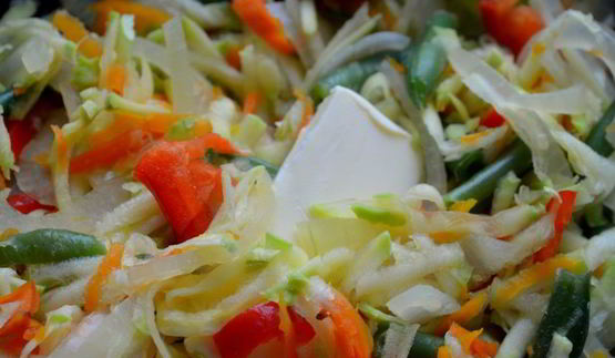 овощной омлет