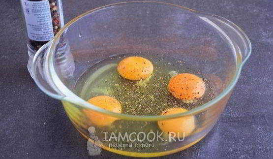 паровой омлет в микроволновке