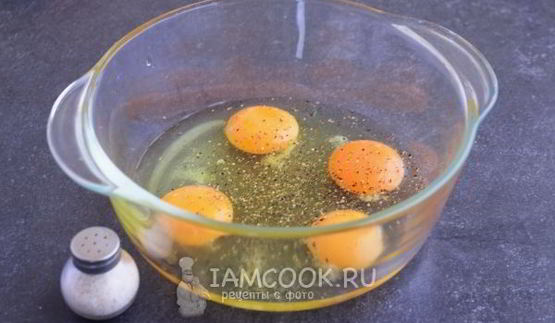 паровой омлет в микроволновке