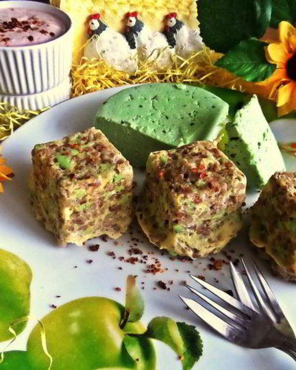 Рецепт порционного омлета с гречкой