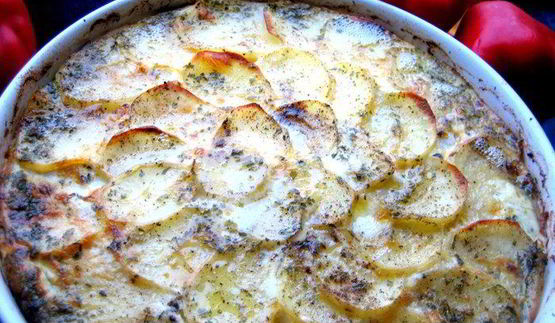 семислойная картофельная фриттата