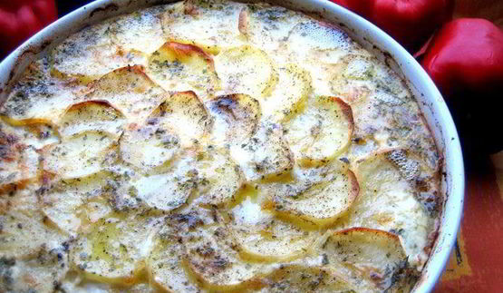 семислойная картофельная фриттата