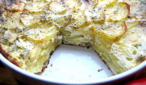 семислойная картофельная фриттата