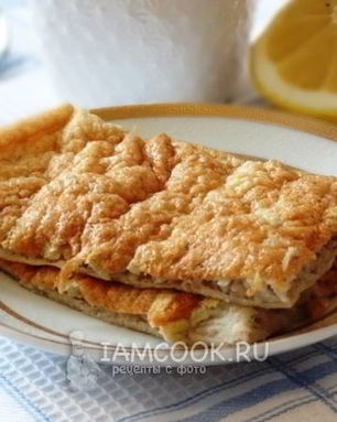 Яблочный омлет