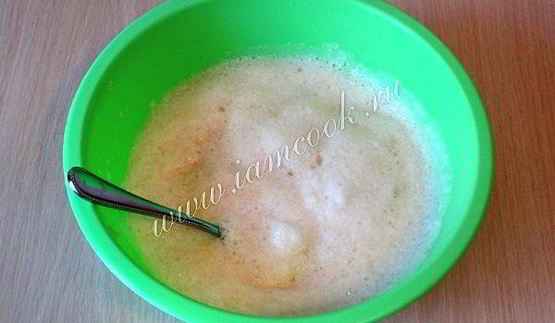 яблочный омлет