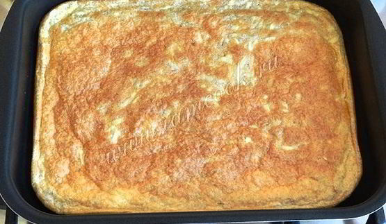 яблочный омлет