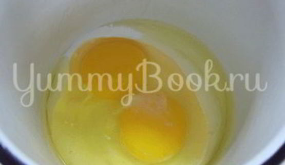 жаренный омлет с капустой