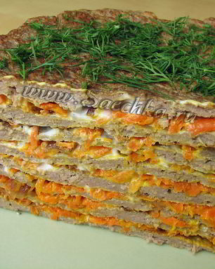 Печеночный торт