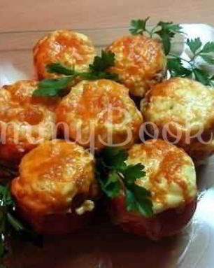 Помидоры, фаршированные курицей