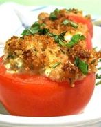 Помидоры с козьим сыром