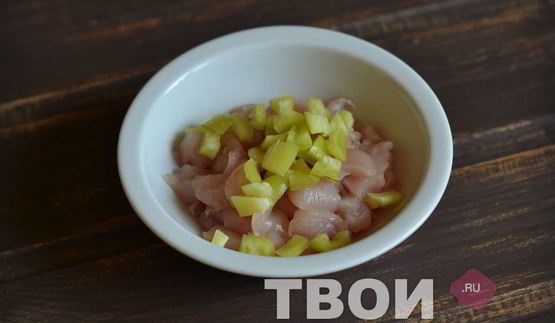 помидоры с курицей