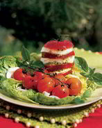 Помидоры с моцареллой