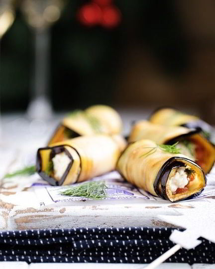 Рецепт баклажанных рулетиков