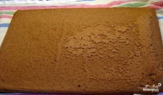 бисквитный рулет с вишней