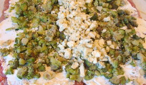 диетический рулет из индейки с брокколи и рикоттой