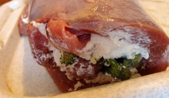 диетический рулет из индейки с брокколи и рикоттой